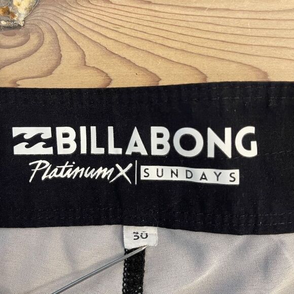 Billabong Mens Boardshorts Platinum X Sundays Andy Irons Camo Black Size 30 - Picture 8 of 9